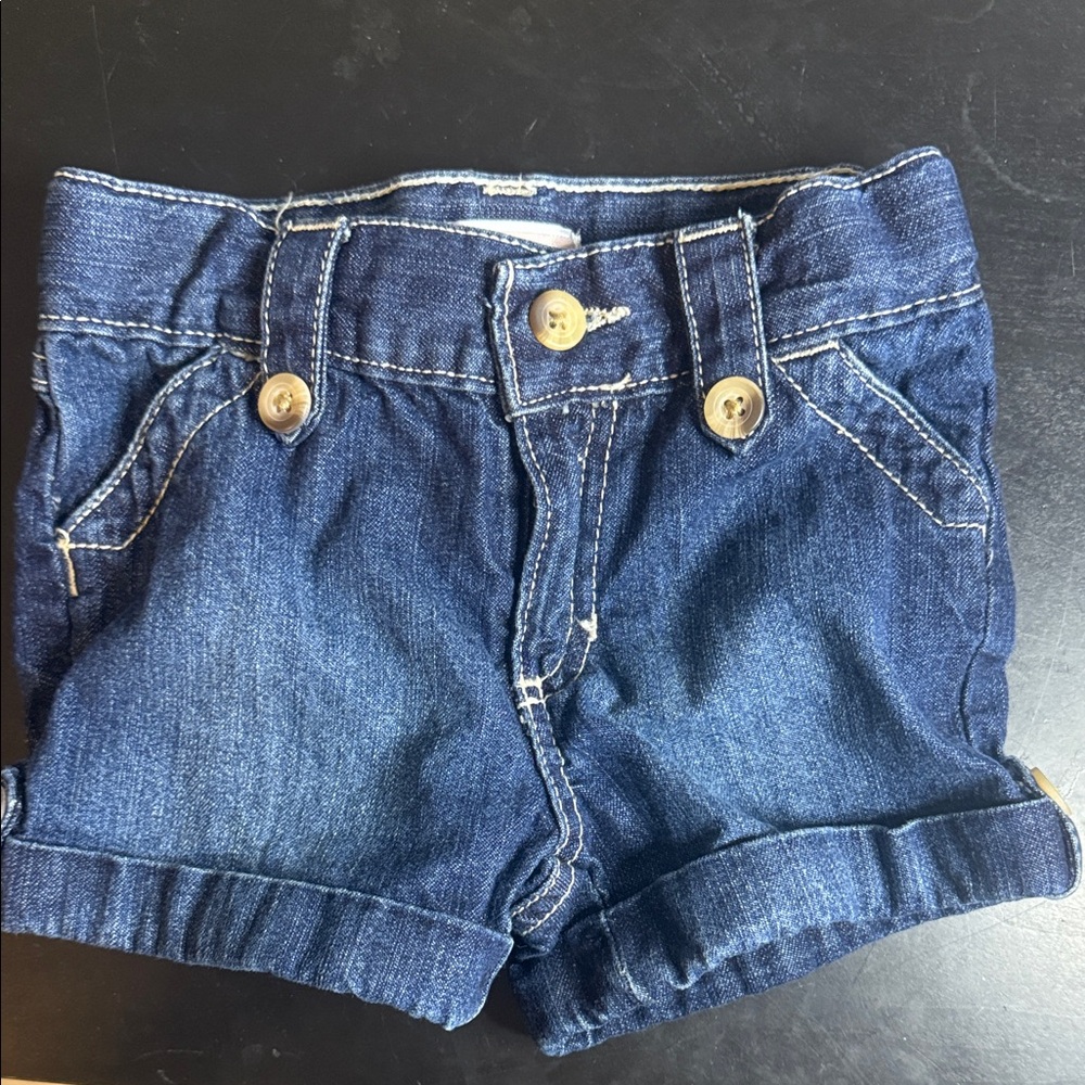 Old Navy Kids Dark Blue Denim Shorts